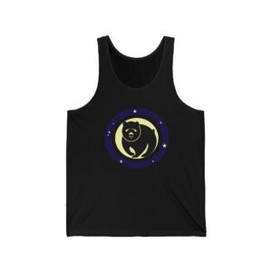 Cosmic Bear Unisex Jersey Tank - Outdoor Adventure Tee