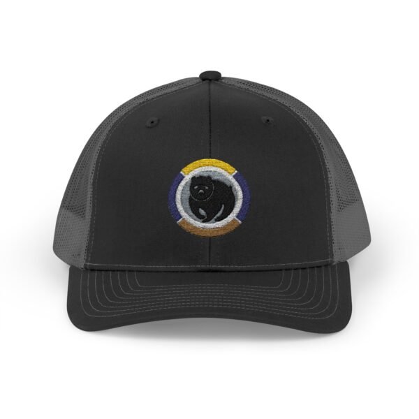 Embroidered Snapback Trucker Cap - Casual Streetwear Style - Image 5